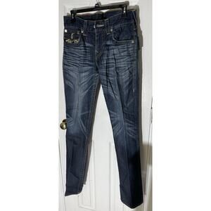 True Religion Skinny Jeans Mens 29 Blue Denim Made in Mexico